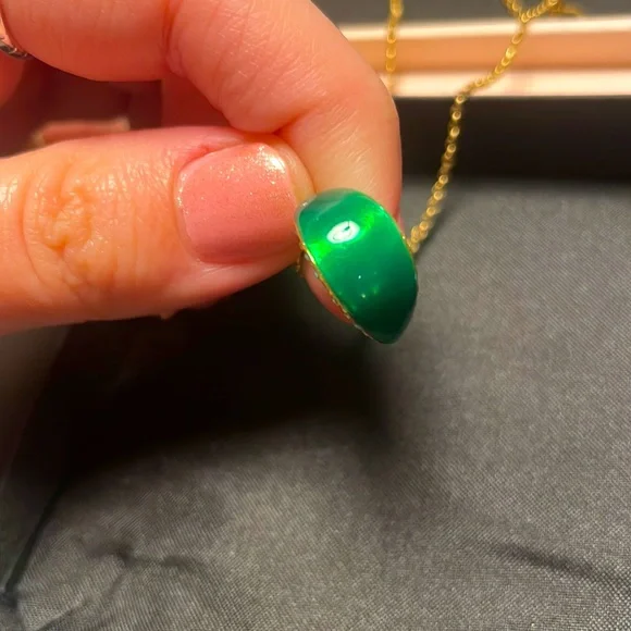 Juicy Couture Gold-Tone Watermelon Charm Necklace 🍉 - Picture 5 of 8